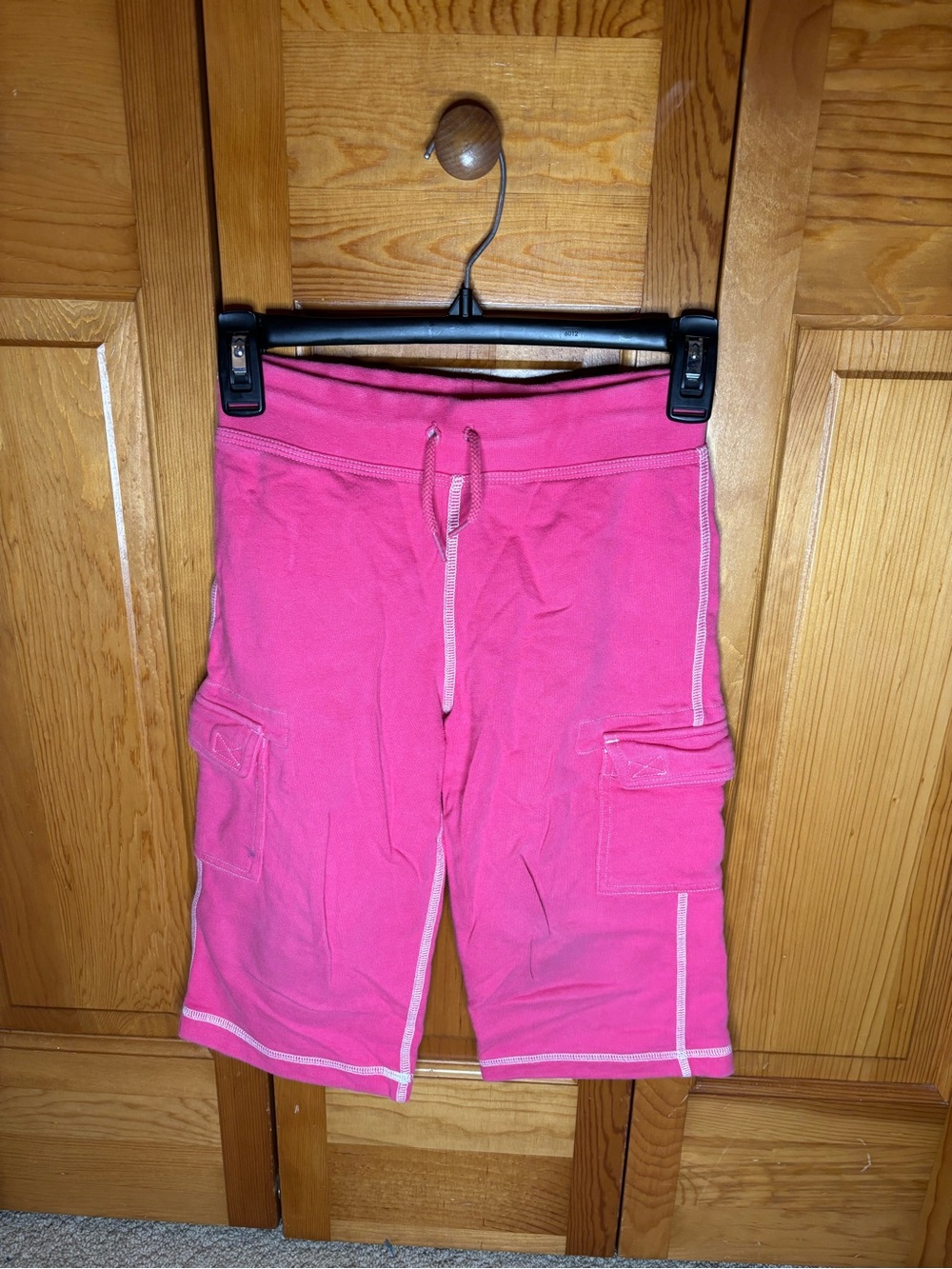 Hanna Andersson Bright Pink Cargo Drawstring Shorts